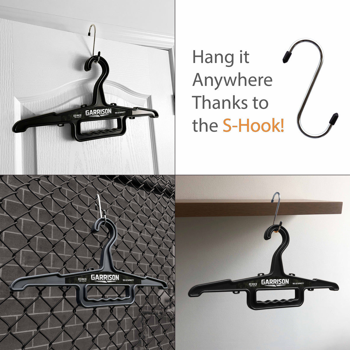 Garrison Heavy Duty Hanger | 150 lb Load Capacity